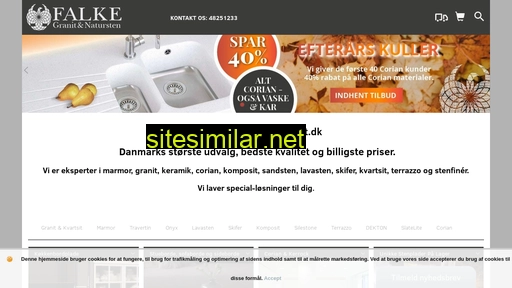 falkegranit.dk alternative sites
