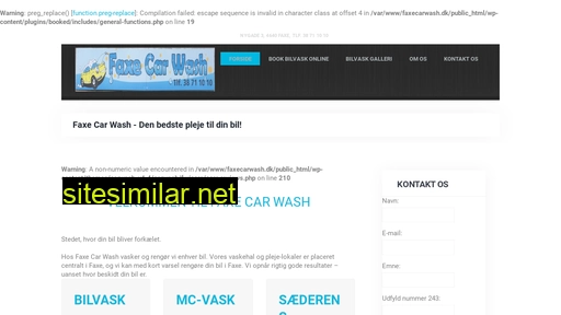 faxecarwash.dk alternative sites