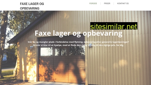 faxelageropbevaring.dk alternative sites
