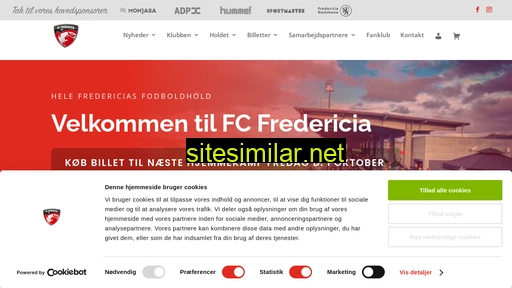 fcfredericia.dk alternative sites