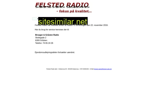 felsted-radio.dk alternative sites
