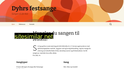 festsange-dyhr.dk alternative sites