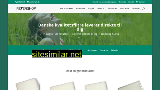 filtershop.dk alternative sites