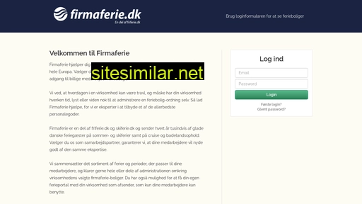 firmaferie.dk alternative sites