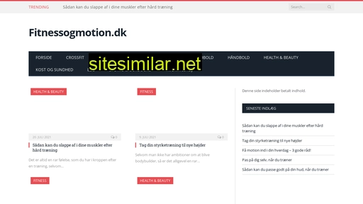 fitnessogmotion.dk alternative sites