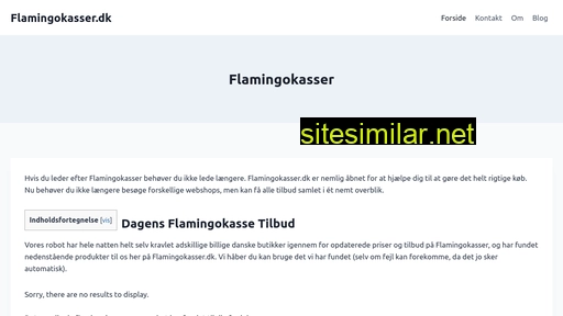 flamingokasser.dk alternative sites