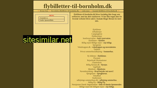 flybilletter-til-bornholm.dk alternative sites