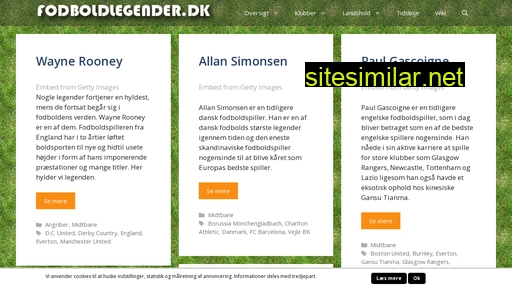 fodboldlegender.dk alternative sites