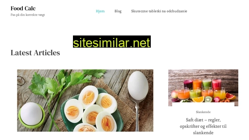 foodcalc.dk alternative sites