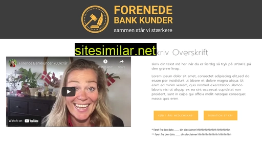 forenedebankkunder.dk alternative sites