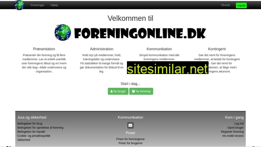 foreningonline.dk alternative sites