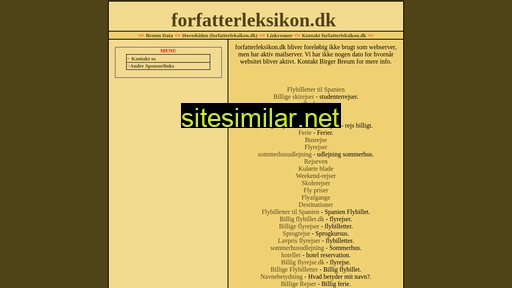forfatterleksikon.dk alternative sites