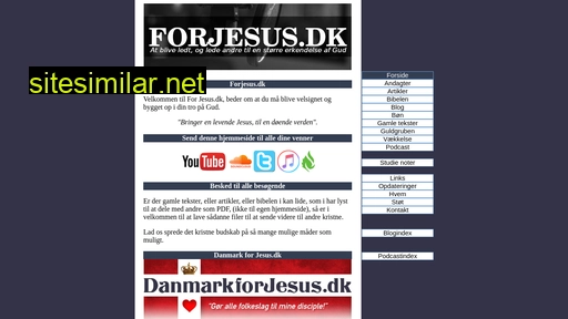 forjesus.dk alternative sites