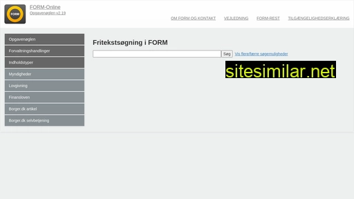 form-online.dk alternative sites