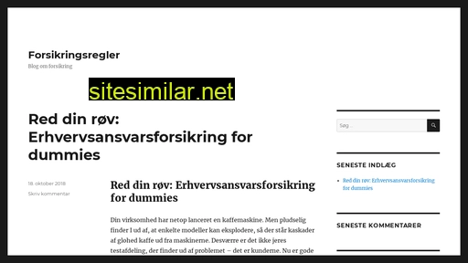 forsikringsregler.dk alternative sites