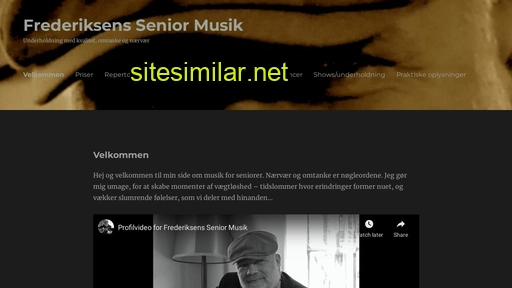 Frederiksensseniormusik similar sites