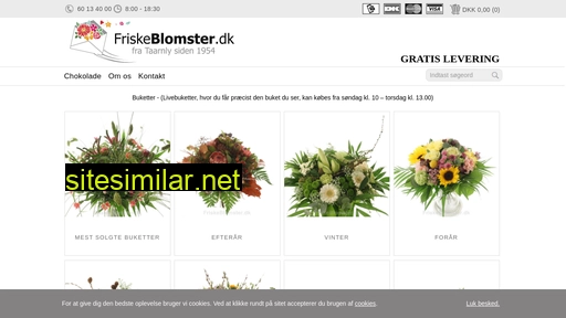 friskeblomster.dk alternative sites