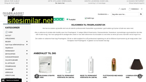 frisorlageret.dk alternative sites