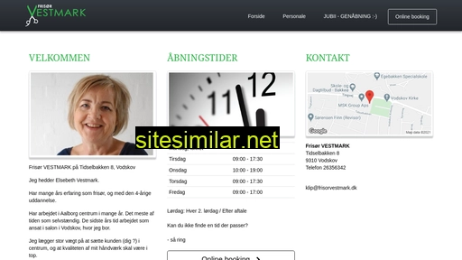 frisorvestmark.dk alternative sites