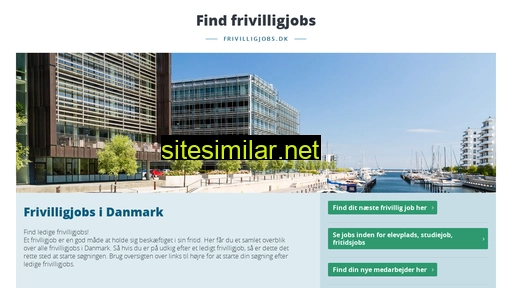 frivilligjobs.dk alternative sites
