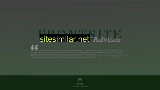 frontsite.dk alternative sites