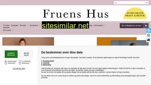 fruenshus.dk alternative sites