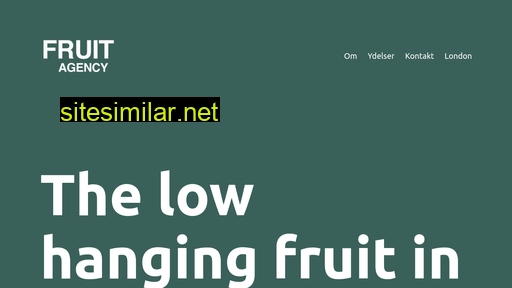 Fruitagency similar sites