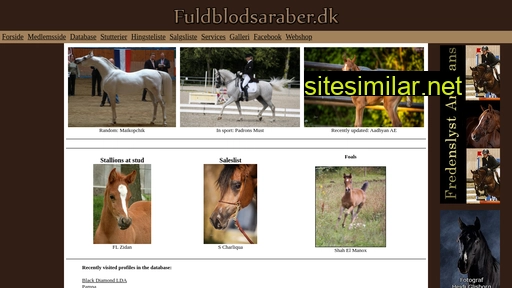 fuldblodsaraber.dk alternative sites