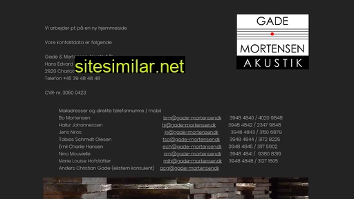 gade-mortensen.dk alternative sites