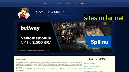 gamblingsider.dk alternative sites