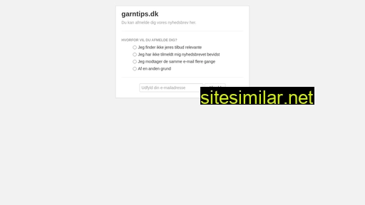 garntips.dk alternative sites