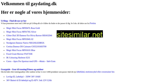 gaydating.dk alternative sites