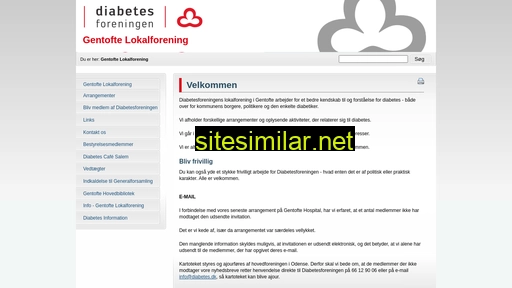 gentofte.diabetes.dk alternative sites