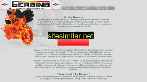 gerbing.dk alternative sites