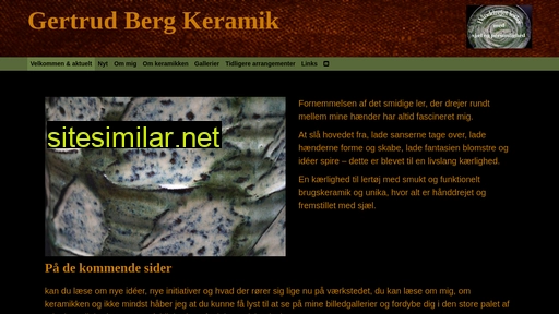 gertrudbergkeramik.dk alternative sites