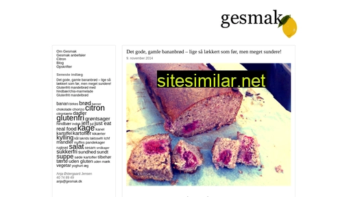 gesmak.dk alternative sites