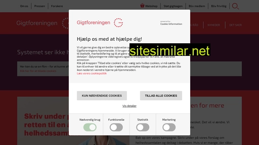 gigtforeningen.dk alternative sites