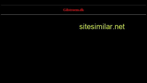 gilstroem.dk alternative sites