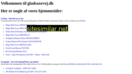 gladsaxevej.dk alternative sites