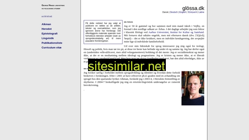 Glossa similar sites