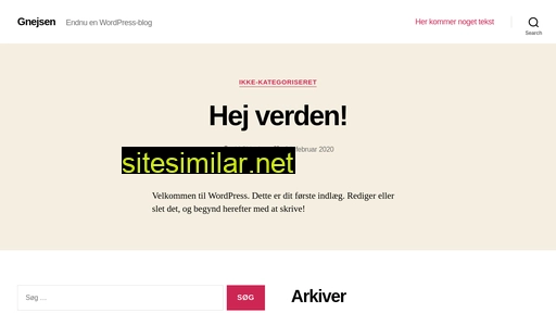 gnejsen.dk alternative sites
