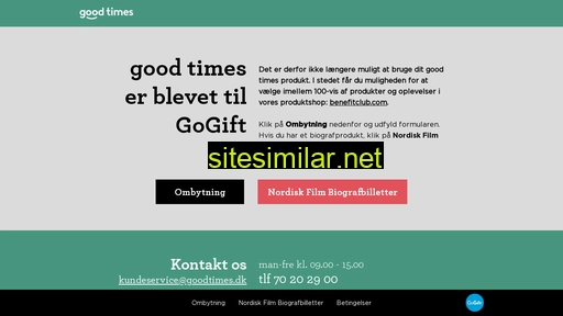 goodtimes.dk alternative sites