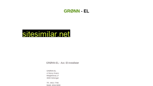 gronn-el.dk alternative sites