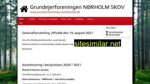 grundejerforeningennorholmskov.dk alternative sites