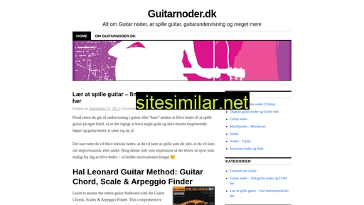 guitarnoder.dk alternative sites