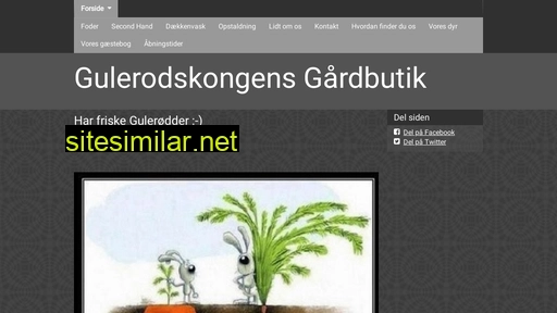 gulerod.dk alternative sites
