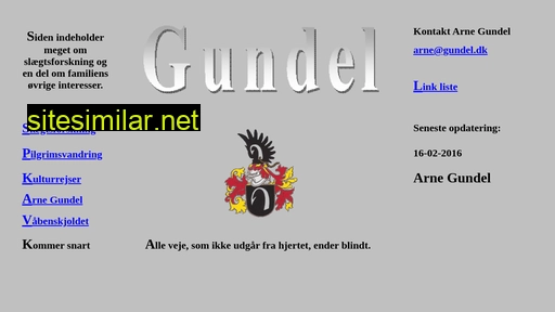 gundel.dk alternative sites