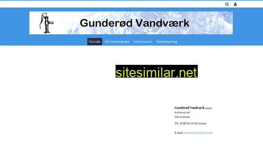 Gunderodvand similar sites