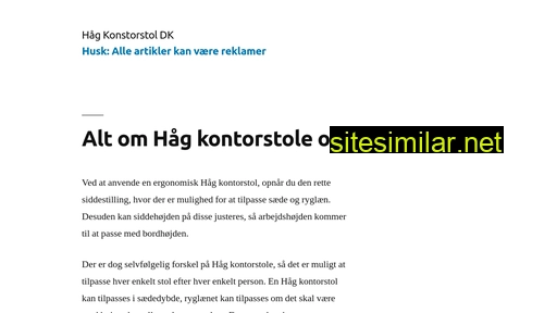 haagkontorstol.dk alternative sites