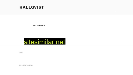 hallqvist.dk alternative sites